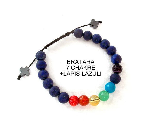 Bratara 7 Chakre+LapisLazuli