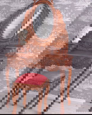 Masa de toaleta lemn mahon