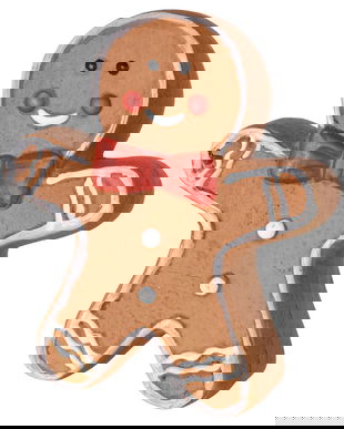 Omul de turta dulce-figurina decorariva Craciun