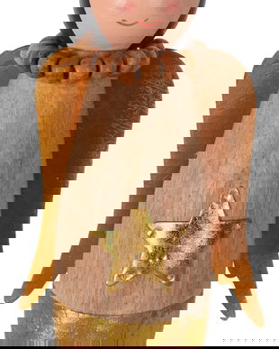 Inger pazitor-figurina aurie de Craciun