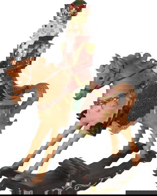 Figurina Spărgător de Nuci pe cal balansoar