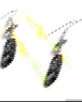 cercei cu rasina si cristale 46975