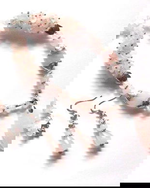 Set bijuterii cu cuart roz 46985