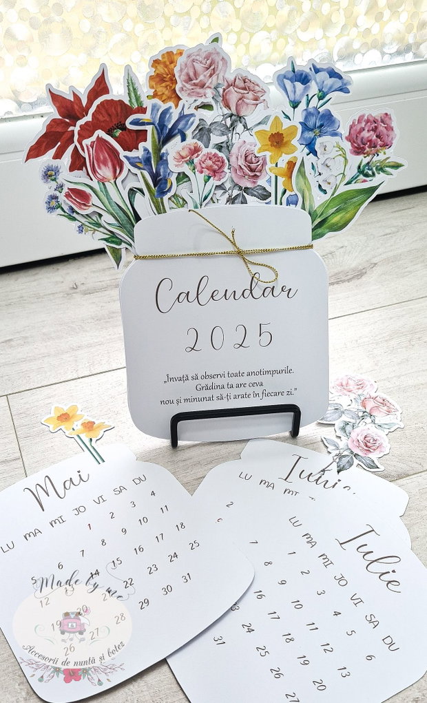 Calendar floral 2025