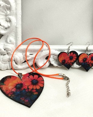 Set bijuterii handmade unicat 00904