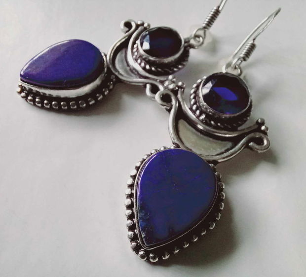 Lapis lazuli & Safir zirconii