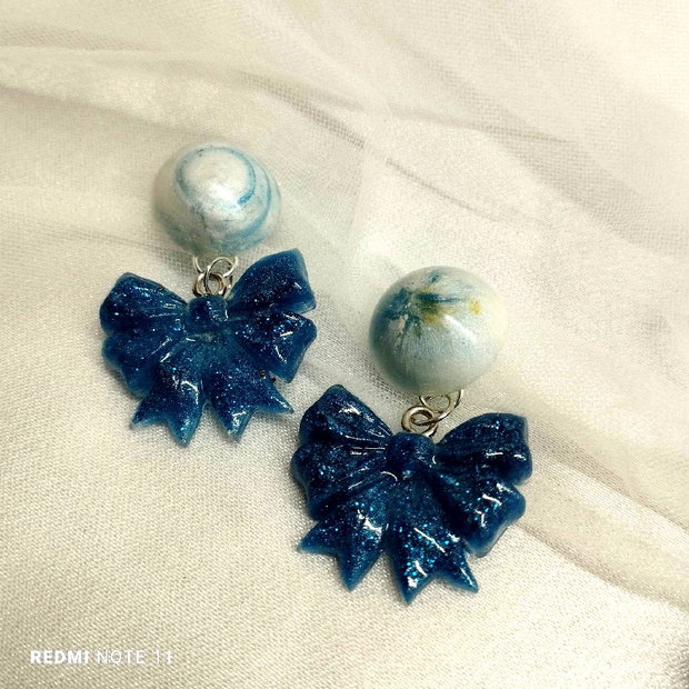 cercei handmade din rasina