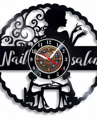 SALON MANICHIURA (personalizabil)-ceas de perete