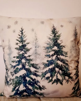 Pernuță decor  cu brazi