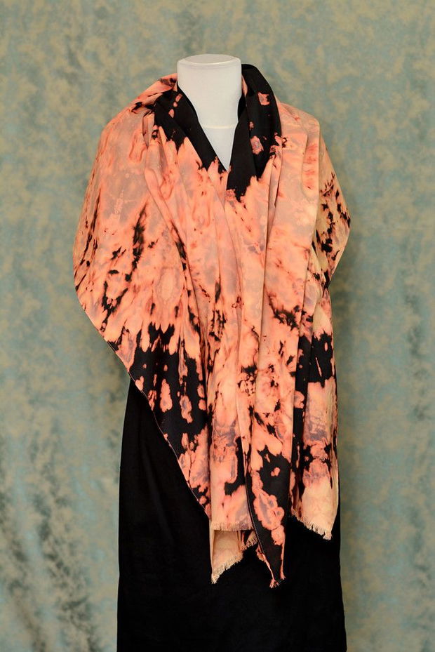 Esarfa Tie & Dye din bumbac, unicat