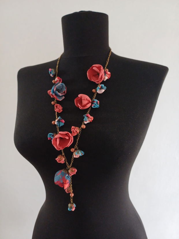 Colier floral lung