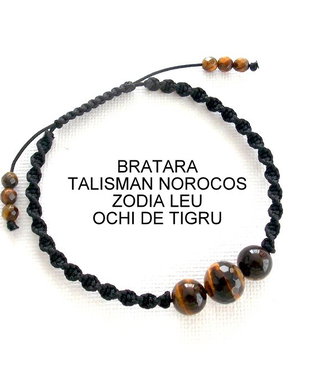 Bratara Zodia LEU*Talisman Norocos*OchiDeTigru