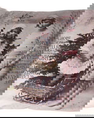 Perna decorativa carte postala