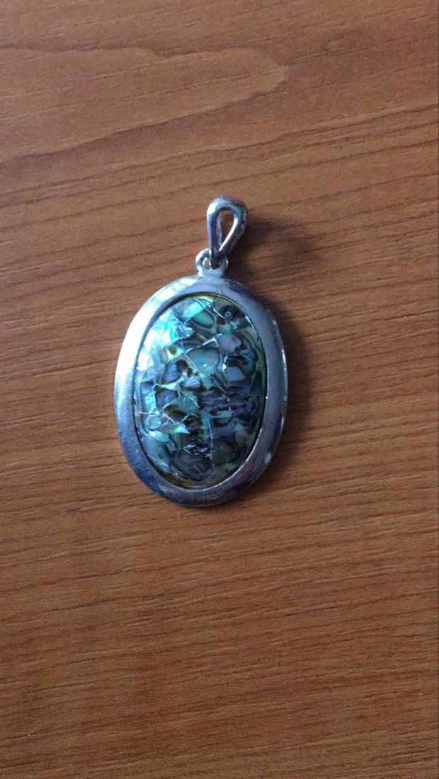 Pandant Scoica Abalone/Paua. Sidef