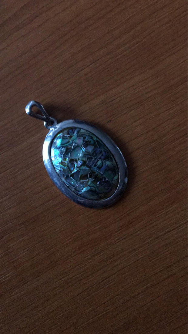Pandant Scoica Abalone/Paua. Sidef