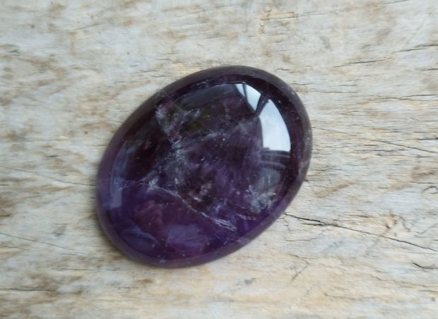 Cabochon ametist, 40x30x7 mm