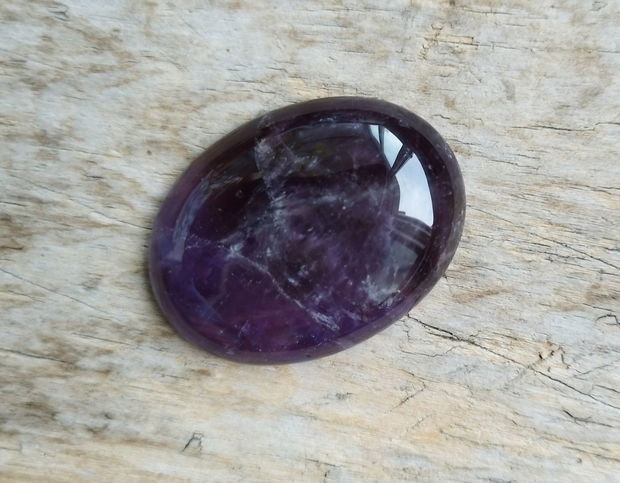 Cabochon ametist, 40x30x7 mm