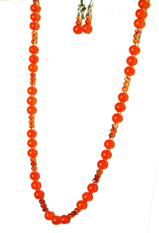 Set cu Agate orange (76)