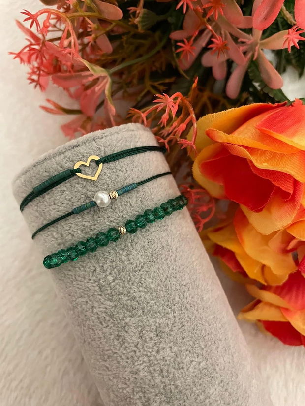 Set 3 bratari din aur 14k
