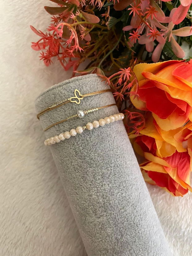 Set 3 bratari aur 14k