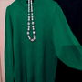 Bluza noua verde iarba, pt sacou/cardigan