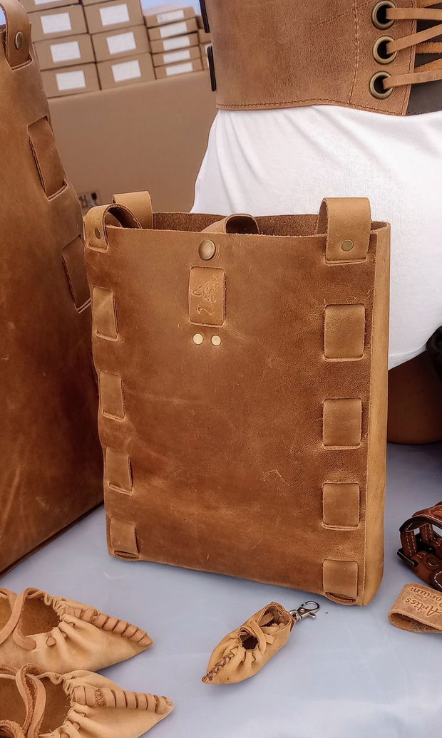 Geanta Piele Tote Model Vintage