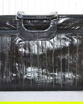 Geanta servieta din piele de tipar