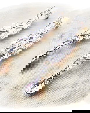 Cercei eleganti cu cristale