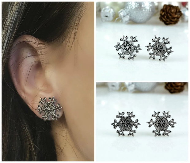 Cercei ''Tiny Snowflakes'