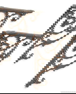 Set doua console din fonta pentru perete