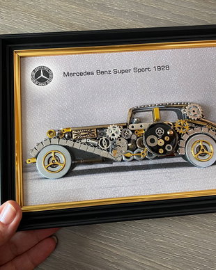 Mercedes Benz Cod M 675・Decoratiune cadou・Decor Vintage・Tablouri pentru living・Breslo cadouri