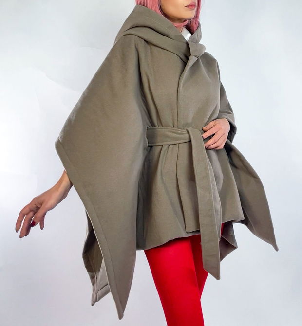 Poncho lana grafic design