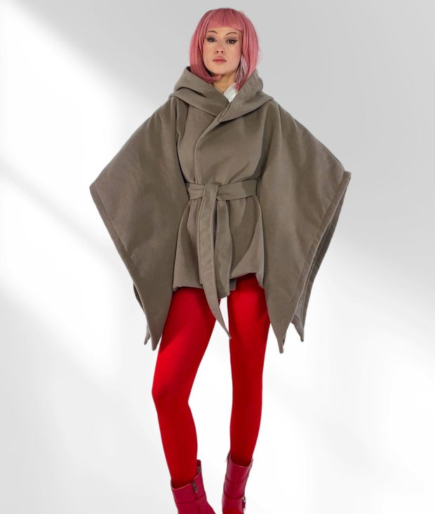 Poncho lana grafic design