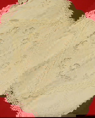 Husa perna mica cu dantela