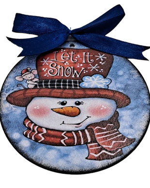 Glob lemn Craciun, om zapada, let its snow,  4114