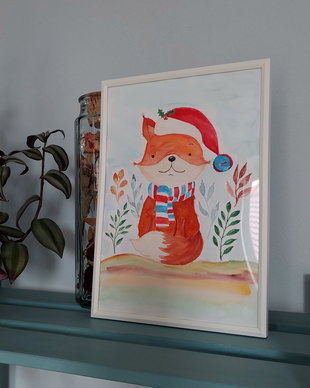 Tablouas Wintery Fox
