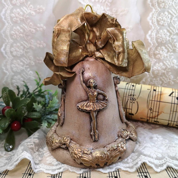 Clopot vintage XXL cu balerina
