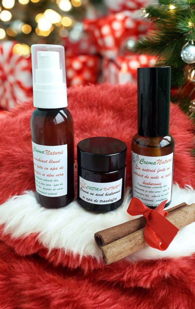 Set antirid pentru ten matur cu extract de melc si acid hialuronic