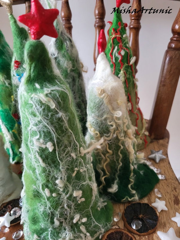 Bradut impaslit, decorativ pentru Craciun