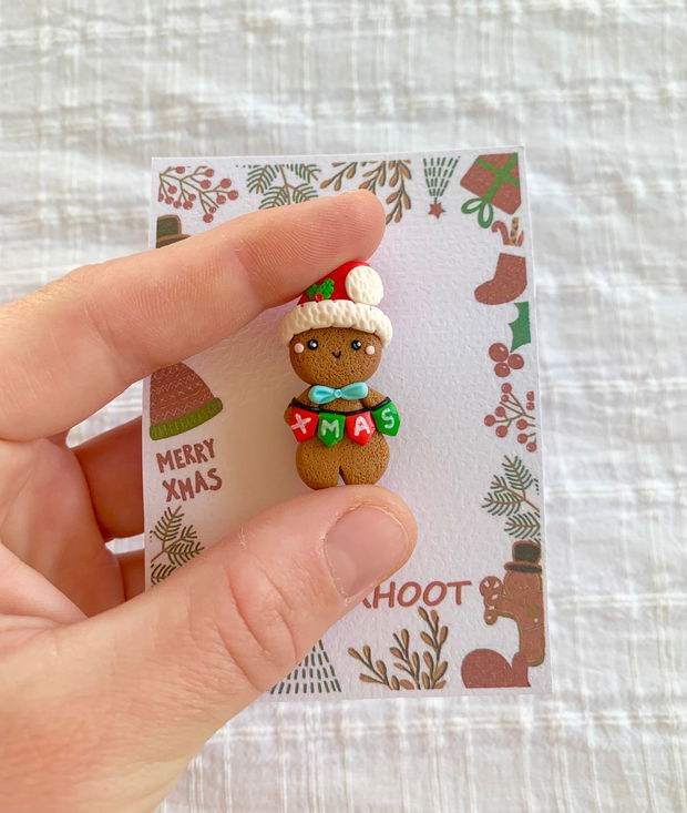 Brosa Gingerbread man- Xmas