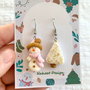 Cercei Pink Snowman