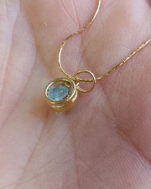 Colier argint aurit, cuarț herkimer diamond și turmalina Paraiba