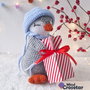 Jucarie crosetata - Pinguin cu caciulita