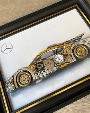 Mercedes Benz Cod M 609・Steampunk Art・Industrial Decor Vintage・Bijuterii steampunk・Cadouri de lux