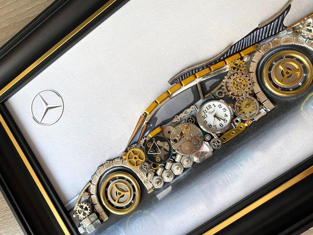 Mercedes Benz Cod M 609・Steampunk Art・Industrial Decor Vintage・Bijuterii steampunk・Cadouri de lux
