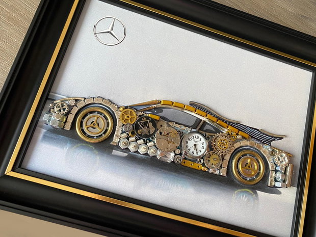 Mercedes Benz Cod M 609・Steampunk Art・Industrial Decor Vintage・Bijuterii steampunk・Cadouri de lux