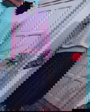 Pulover lana fina , lila