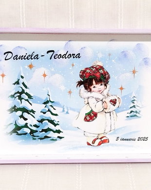 Tavita personalizata, iarna