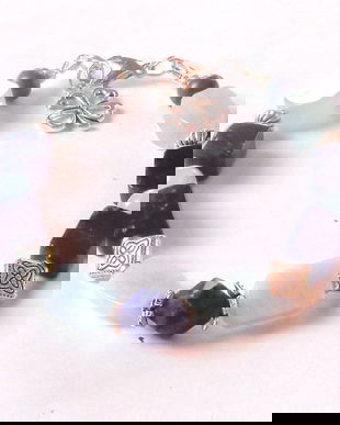 Bratara sodalit si acvamarin .