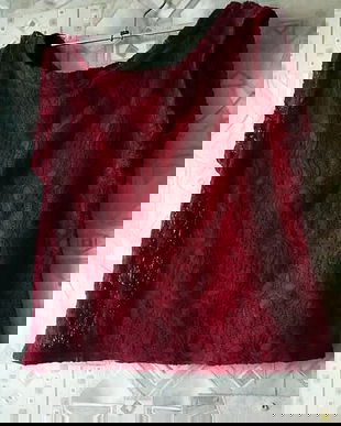 top dantelat grena , Trick moda , S